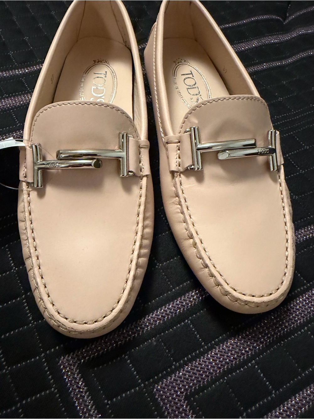 Tod's Women’s Leather Loafers in light pink